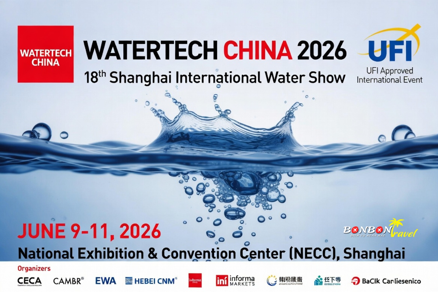 WATER TECH CHINA 2026 - Triển Lãm Ngành Công Nghệ Xử Lý Nước 2026